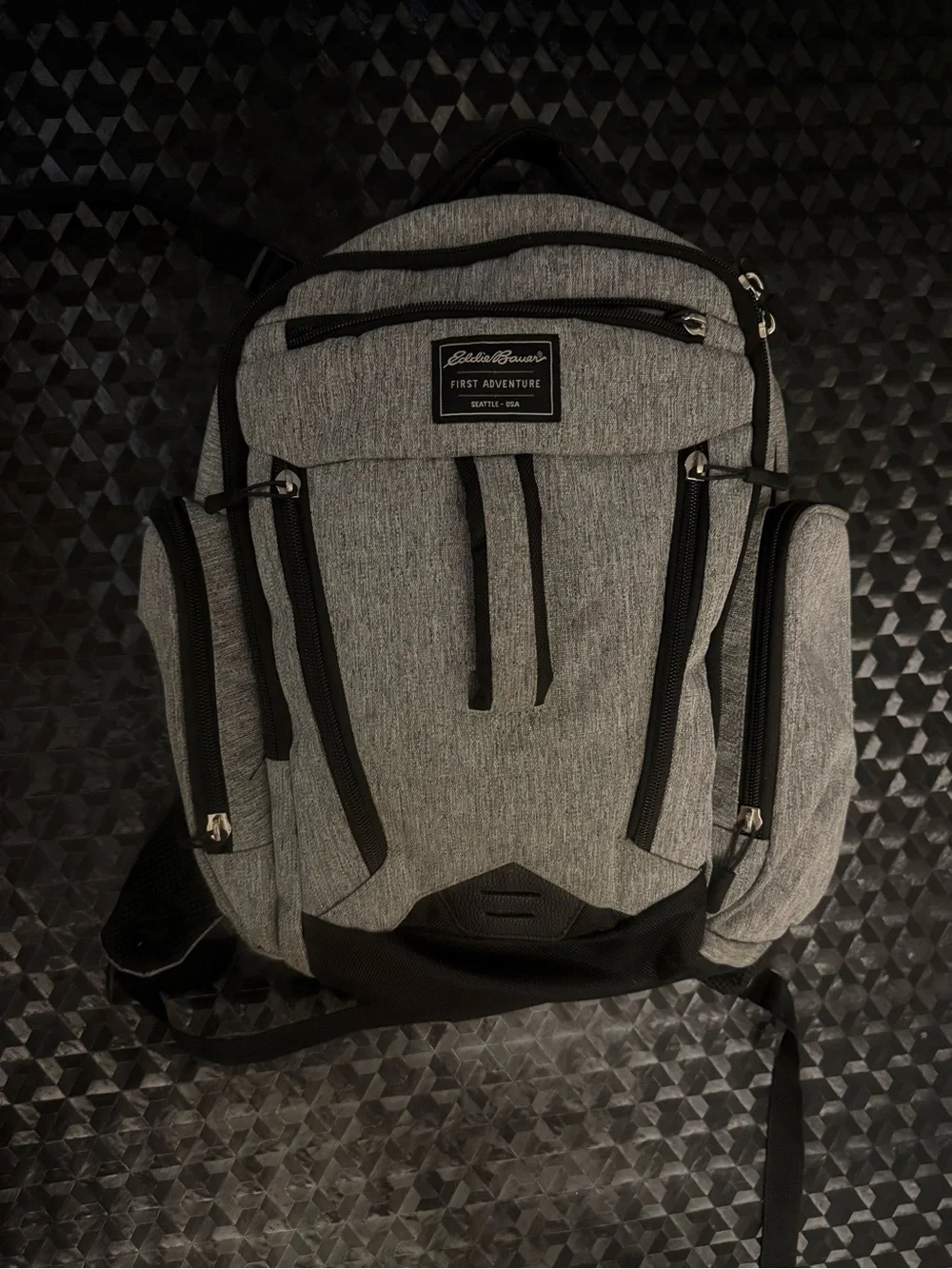 Eddie Bauer Gray Diaper Bag - Versatile Everyday Bag